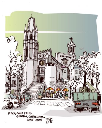 Study Trip 2010. Girona. Ilustración: Kaianders Sempler